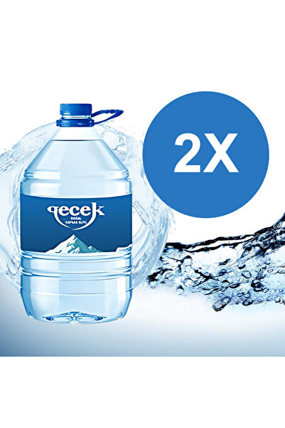GECEK Doğal Kaynak Suyu 5 LT x 2 Adet