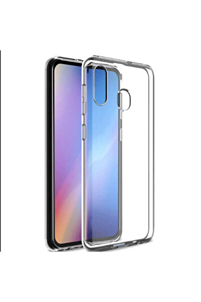 Q Aksesuar Samsung Galaxy M20 Uyumlu Renksiz Silikon Şeffaf Telefon Kılıfı