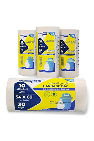 Generic أكياس قمامة خليج باك سعة 10 جالون، من 3 أكياس قمامة، 90 كيس قمامة، مق...