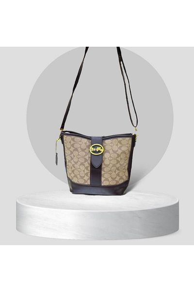 Generic Women's high quality leather Trendy Bucket Bag, Versatile Casual Crossbody Bag Commuter Tote.