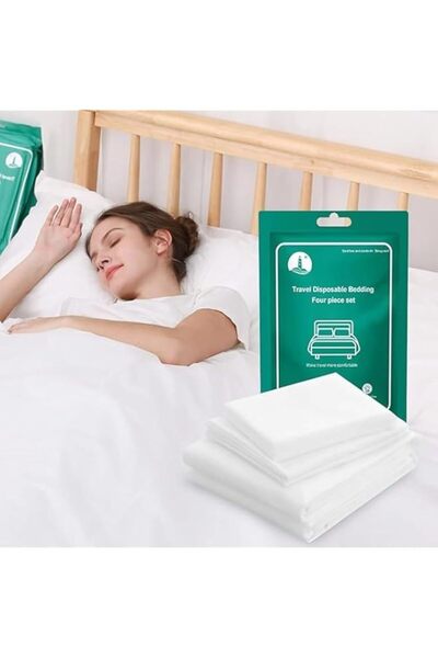 Generic ملاءات سرير سانجاك للاستخدام مرة واحدة، وأغطية فراش للسفر، ومجموعات م...