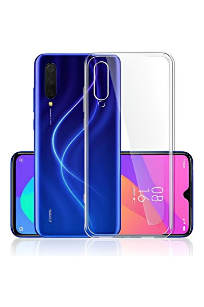SHOWLIGHT Xiaomi Mi 9 Lite Uyumlu Renksiz Silikon Şeffaf Telefon Kılıfı Kapak