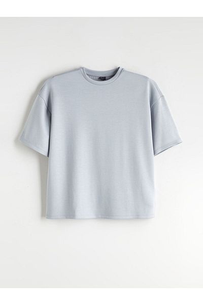 LC Waikiki Quality Parts from Celebi Store |   Gray Crew Neck Girls' T-Shirt and Pants