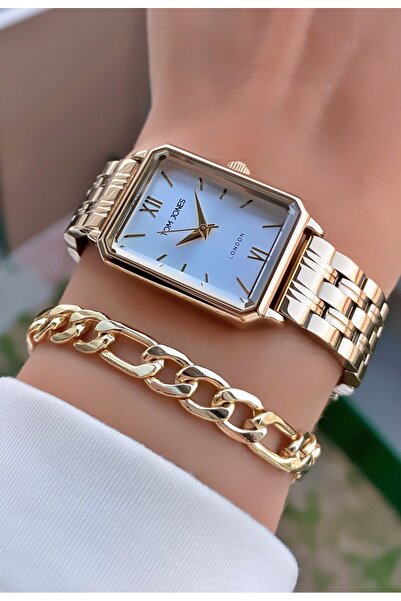 Tom Jones Brand Gold Color Waterproof Women's Wristwatch - With Bracelet Gift