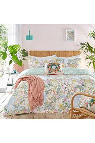 Generic طقم غطاء لحاف مزهر من تاورمينا