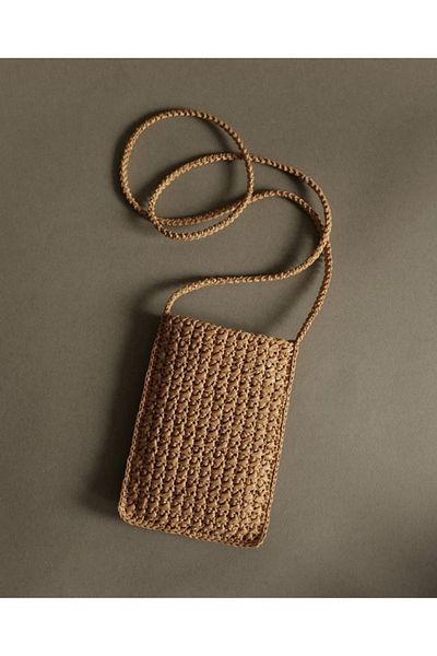 Arvencase Wicker Phone Bag