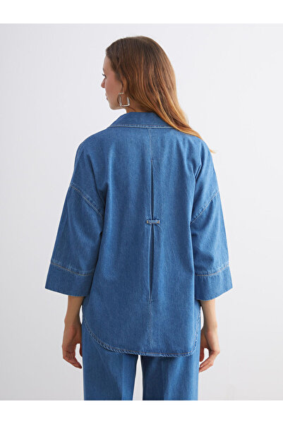 LC Waikiki Loose Fit Kadın Jean Gömlek