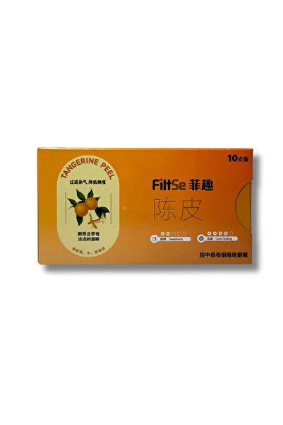 OEM Set of 10 Cigarette Filters – With Flavored Capsules, Reduce Tar, Mandarin Flavor
