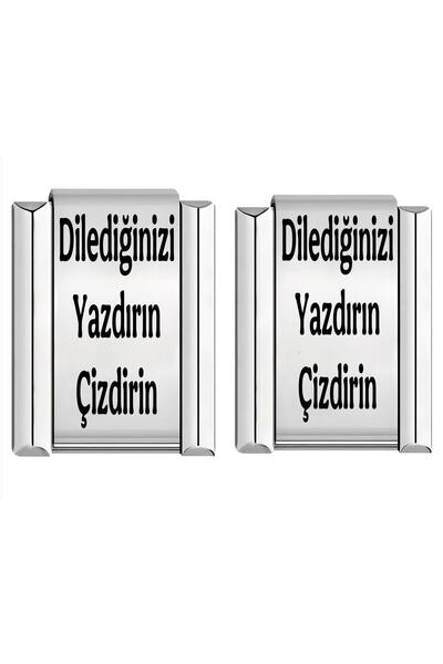 C&On Design Dilediğini Yazdır Çizdir İtalyan Çİft Charm