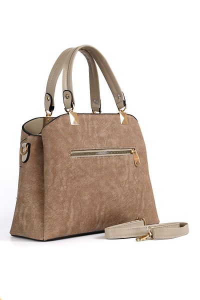 MOLDİVA 3 Compartments A+ Quality Women's Arm and Shoulder Bag with Star Accessories Daily Gift Wedding Bag
