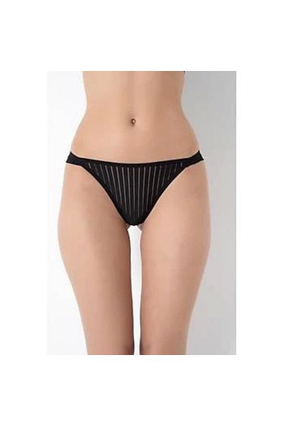 Modestia G-Box 934 Women's Cotton Bikini - Black - 2XL