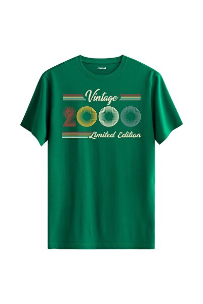 Colermi 2000 Birth Date Vintage T-Shirt - Birthday Gift Retro Tee Shirt