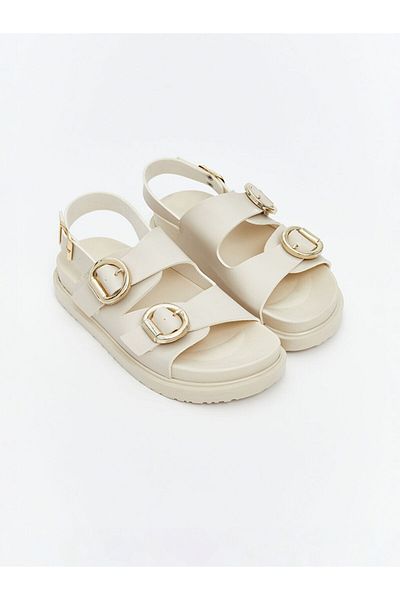 LC Waikiki Quality Parts from Celebi Store |   Black Leather Look Girls' Sandals