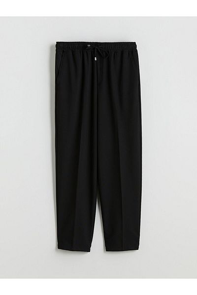 LC Waikiki Create Your Style from Uzg Store |   Elastic Waist Carrot Cut Women's Trousers