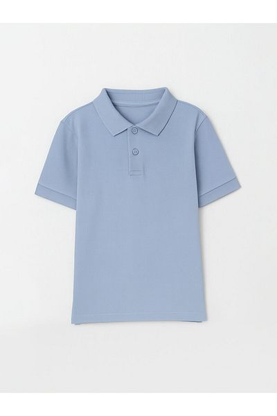 LC Waikiki Quality Parts from Celebi Store |   Blue Polo Neck Boy's T-Shirt