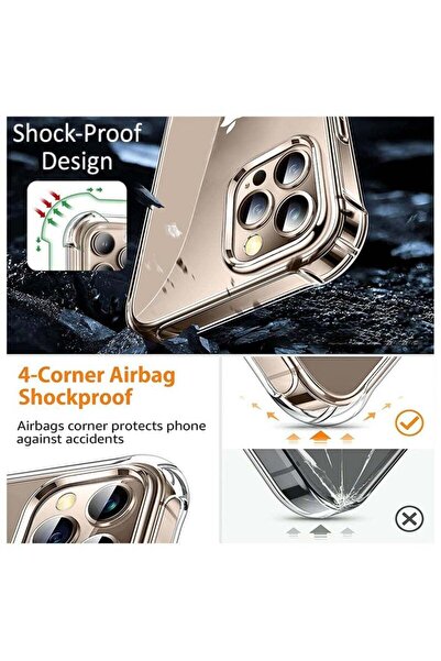 Generic Silicone Case Cover With Tempered Glass Screen Protector For Apple iPhone 16 Pro