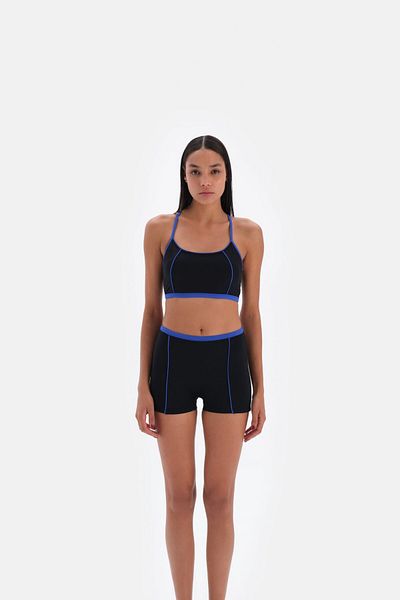 Modestia Eros 3352Bk Swimmer Bikini Set - Black - 38