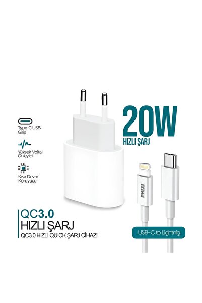 Phixi Upd4118L Ultimate 20W Hızlı Şar Cihazı