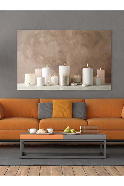 ESLEM MUM BASKILI KANVAS TABLO