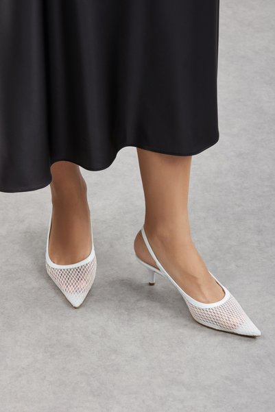 WilloWara Vera Thin Heeled Mesh Stylish Women's Shoes
