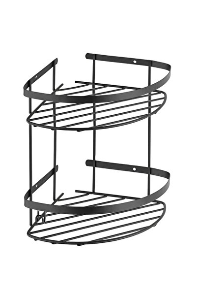 Zethome 2'li Banyo Düzenleyici Şampuanlık Duş Rafı Paslanmaz Duvara Monte