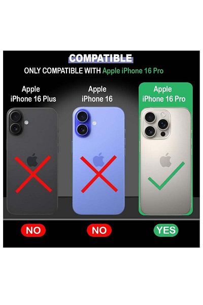 Generic Apple iphone 16 Pro Silicone Protective Back Case Cover For Apple iphone 16 Pro - Clear