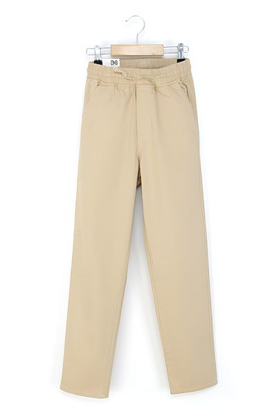 DMB BOYS & GIRLS Çaren Kids - Boys' Pants- Elastic Waist Double Pocket Cotton Pants- Boys' School Pants