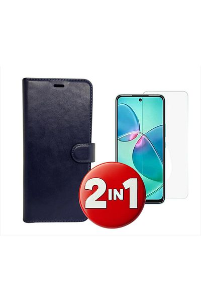 BLUETECH Xiaomi Redmi Note 14 4g Elite Flip Wallet Case with Card Compartment + Screen Protector