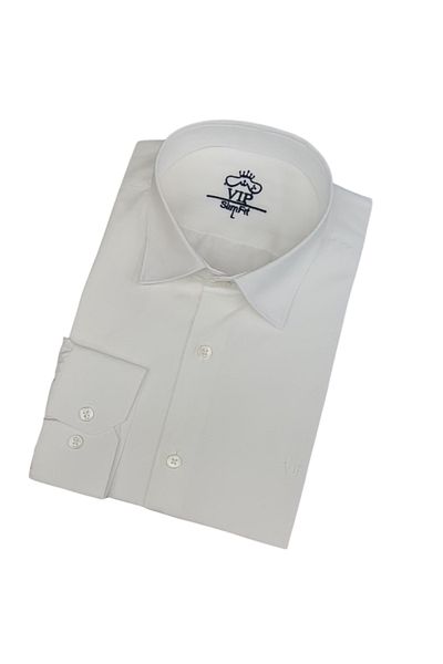 GÖMLEK GALERİSİ Slim Fit Slim Fit Plain Long Sleeve Men's Shirt