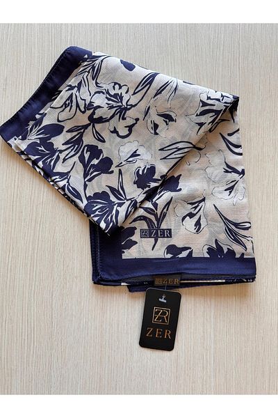 ZER Floral Motif Floral Patterned Special Design Shawl