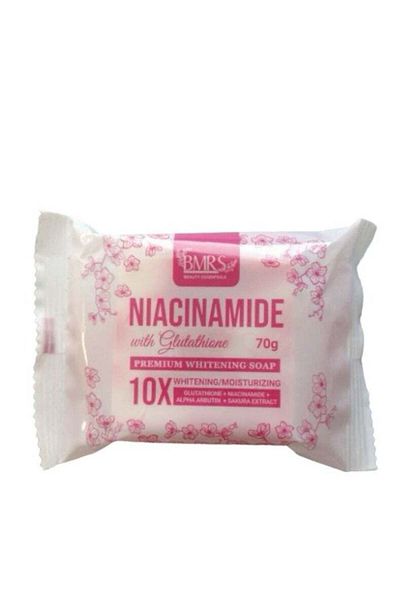 Bmr BMRS Niacinamide with glutathione premium whitening soap 70g by bmrs