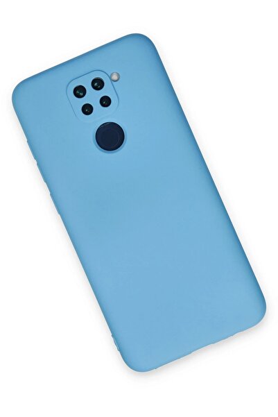 CepteToptan Myt09 Xiaomi Redmi Note 9 Case Nano Inside Velvet Silicone - Blue