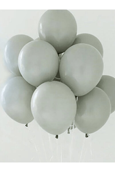 Mielibon Pastel Gray Balloon Set of 50 – Bulk Party Birthday Wedding Decoration