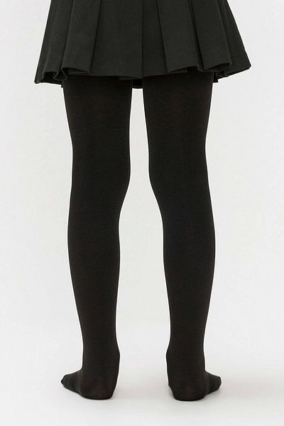 PRATİKOBA Girl's Cotton Pantyhose Black