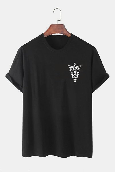 Elvellon Oversize, Unisex,Lord of the Rings Yüzüklerin Efendisi Tasarımlı Tiş...