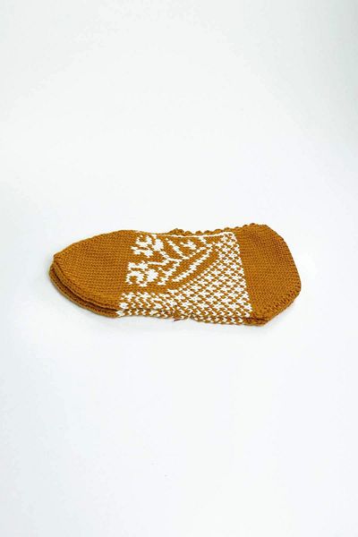PRATİKOBA Hand Knitted Winter Stylish Women's Wool Booties D12