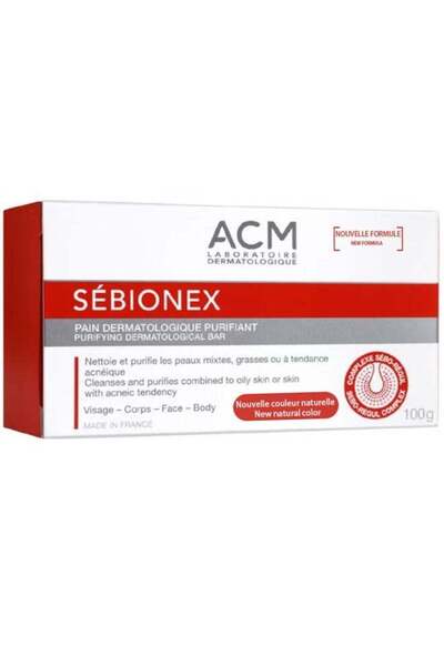 ACM SEBIONEX Purifying Bar for Oily and Acne-Prone Skin 100 GM