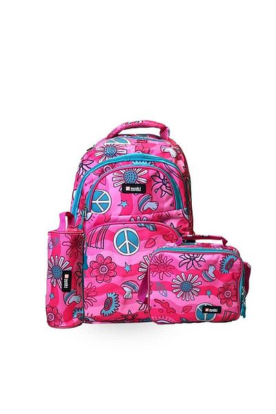 nuzki Children's School Bag Set - 3 Pieces/Set - Ideal for Teenage Girls