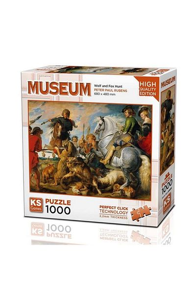 TOYFEST Ks Games Wolf and Fox Hunt Puzzle 1000 Pieces 20666