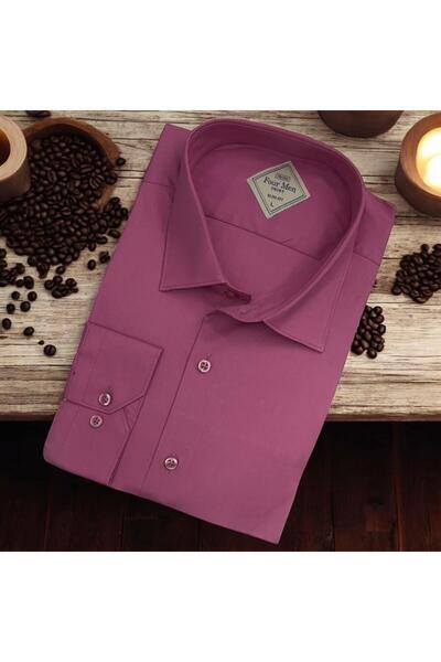 EREN STYLE Κλασικό λινό 100% βαμβακερό μακρυμάνικο πουκάμισο με μονή τσέπη με...