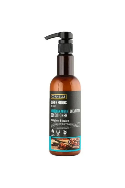 Cornells كورنيلز - بلسم سوبر فودز للشعر بالارجان المغربي | زبدة الشيا ، 500 مل