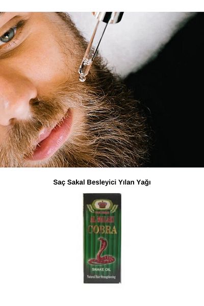 PRATİKOBA Cobra Hair and Beard Nourishing Energising Snake Oil 70ml