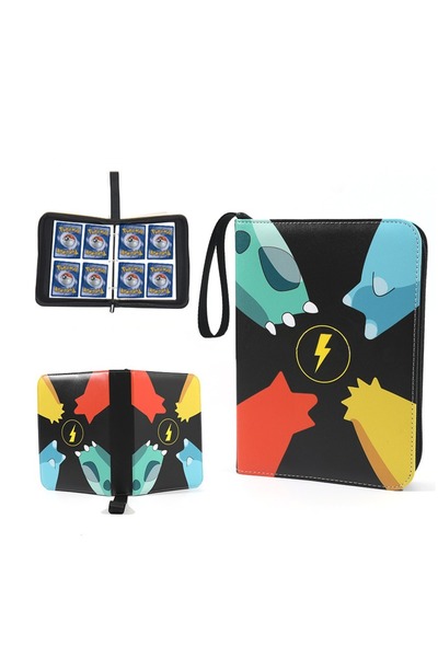 Raffine Pokemon Card Binder Holder Manned Pokemon Card Carrying Case Portable Trading Card Holder Favourites