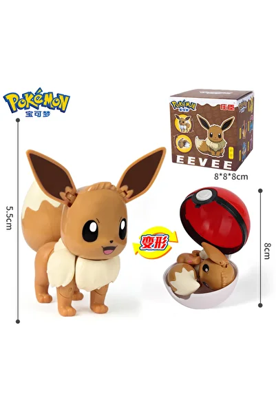 Choice1 Eevee 1.0 Pokemon Figures Toys Pocket Monsters Ball Model Pikachu Gengar Pokeball Dragonite Snorlax