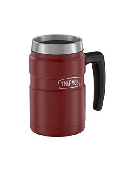 Thermos Vacuum Insulated Stainless Steel Coffee Mug – Rustic Red 16oz