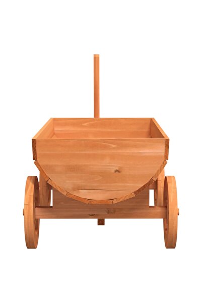vidaxl Decorative Wagon 70x43x54 cm Solid Wood Fir
