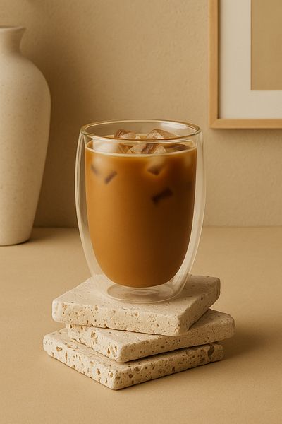 Anadolu Saray Double Skin Glass Cup |   Double Wall Glass Latte Glass