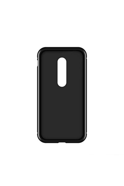 SOHO Carcasă magnetică metalică compatibilă cu OnePlus 7 Pro, neagră