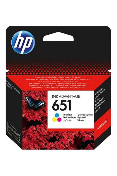HP 651 Tri-color Original Ink Cartridge