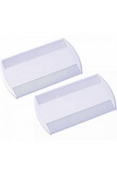 Bibilel Set 2 combs for lice, White, JMB-BBL2876